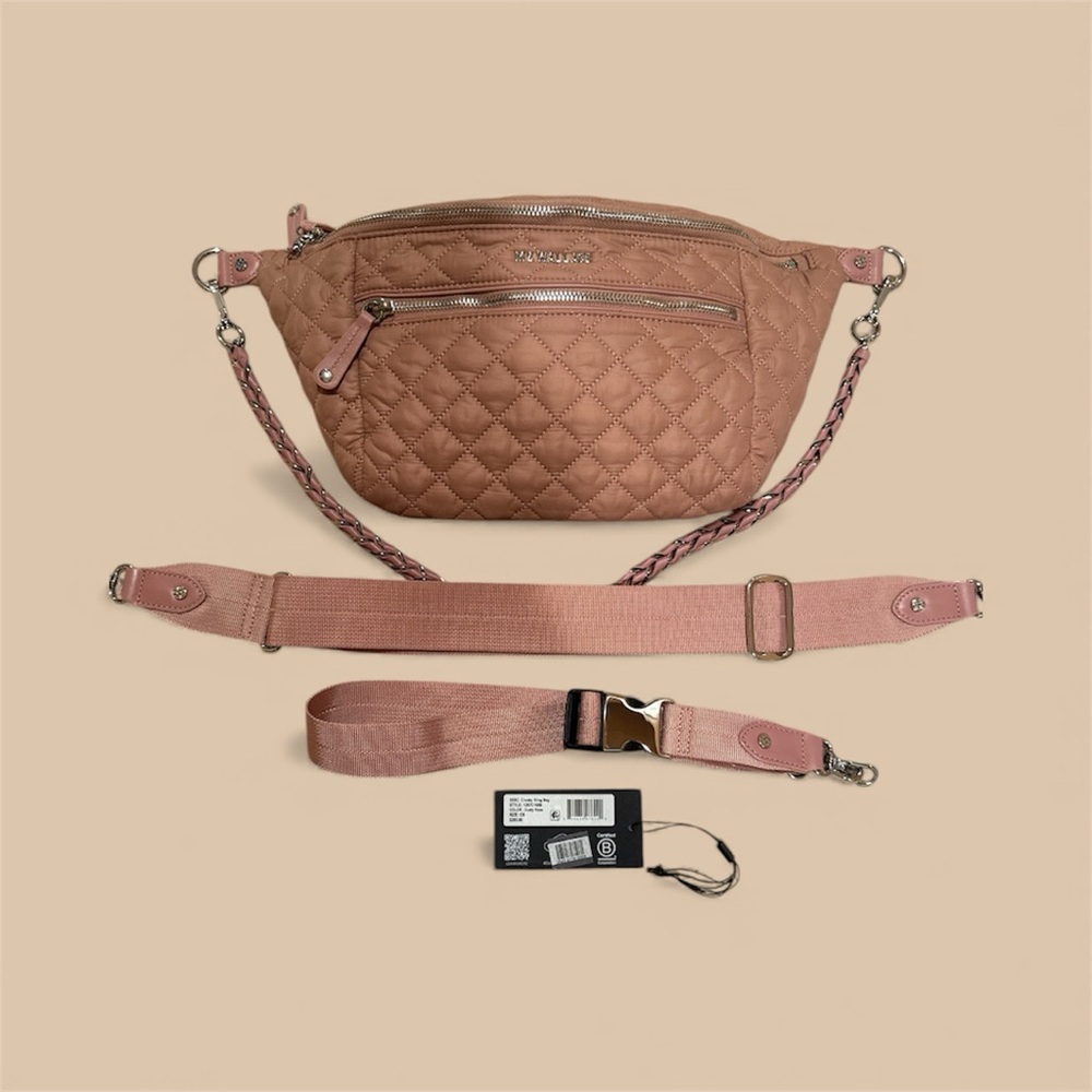 MZ Wallace Crosby Sling in Dusty Rose